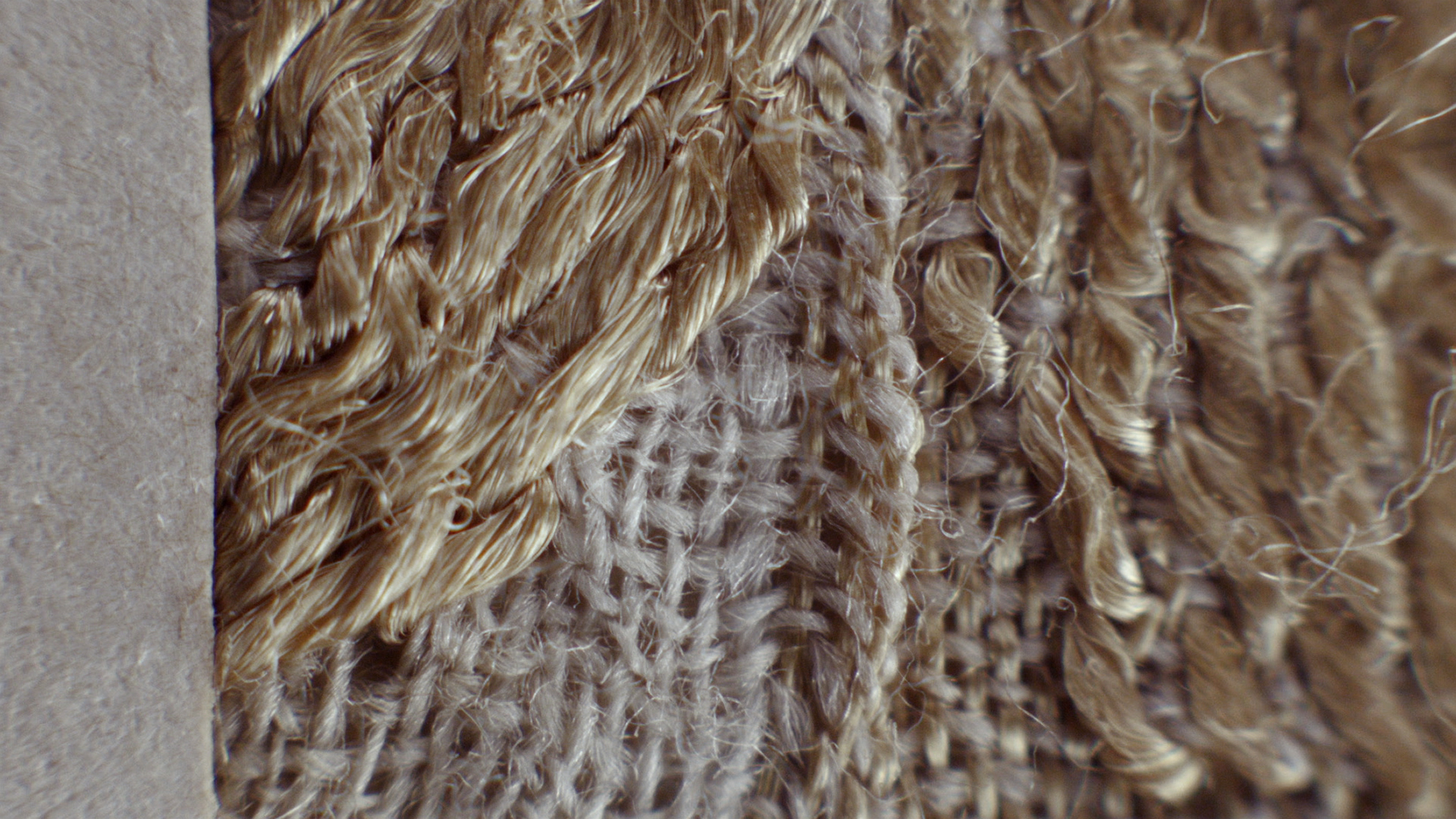 closeup of weaving pattern